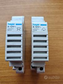 Set Hager suoneria e ronzatore 8-12v~