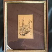 Quadro raffigurante Nettuno Piazza erbe Bolzano 