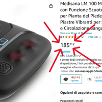 Massaggiatore piedi e gambe Medisana NUOVO