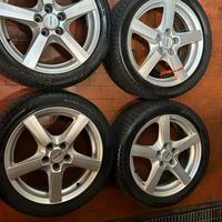 cerchi audi 17 5x112 gommati invernali