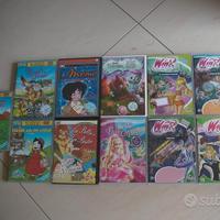 DVD delle Winx, Barbie, Momo, Heidi