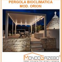 Gazebo Orion tettoia apribile pergola bioclimatica