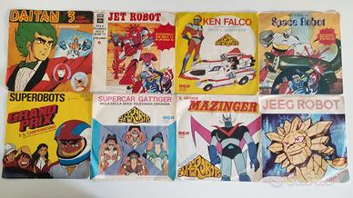 45 GIRI SIGLE TV CARTONI GIAPPONESI ROBOT