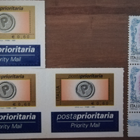 Francobolli Posta Prioritaria 2005 e Morena 2004