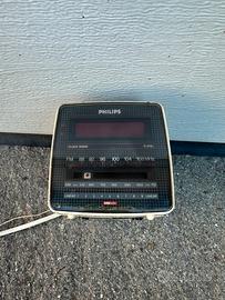 Radio sveglia vintage Philips D3110/08 anni '80