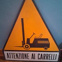 Cartello carrelli 