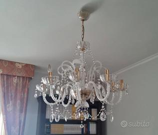 lampadario in cristallo 