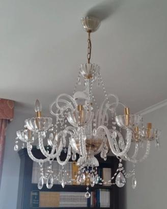 lampadario in cristallo 