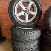 Cerchi in lega + pneum invernali Vw Tiguan da 16”