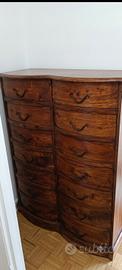 settimino doppio in legno massello 