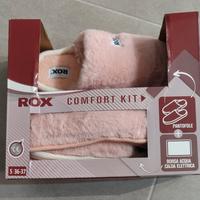 kit di pantofole e borsa calda elettrica 
