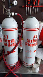 Propellente per aerografo airbrush