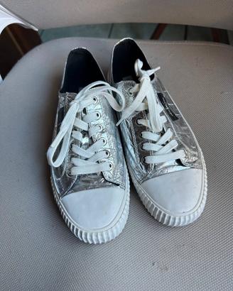 Scarpe Calvin Klein Jeans Trainer Silver