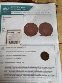 Lotto 5 monete periziate antiche Francia rare R1