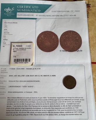 Lotto 5 monete periziate antiche Francia rare R1