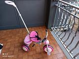 Triciclo per bambina 1/2 anni colore rosa