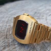 Hamilton psr pulsar limited edition gold color pvd