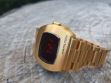 Hamilton psr pulsar limited edition gold color pvd