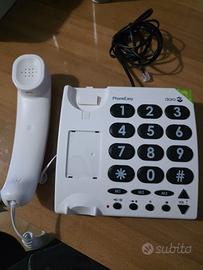 Telefono fisso per anziani suoneria forte e led