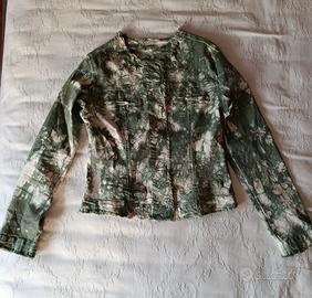 Giubbino in tela estivo camouflage 