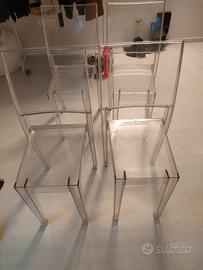 4 sedie Kartell originali le Marie 