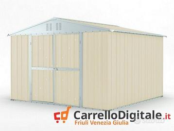 Box struttura lamiera Acciaio 327x307cm avorio