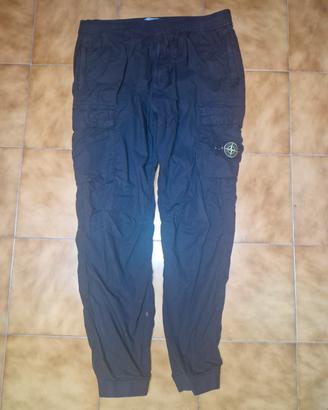 Pantalone cargo nero Stone Island taglia 46