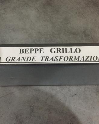 VHS Beppe Grillo "La Grande Trasformazione"