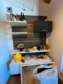 Arredamento camerina Parete attrezzata + scrivania
