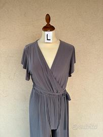 Vestito donna, tuta elasticizzata, taglia L