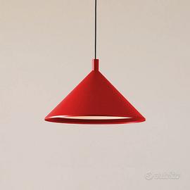 lampade a sospensione cono rosse