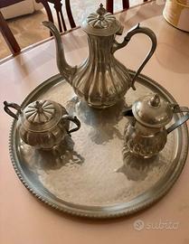 Set in peltro vintage autentico