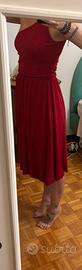 ❤️ Vestito rosso monospalla – Tg 44