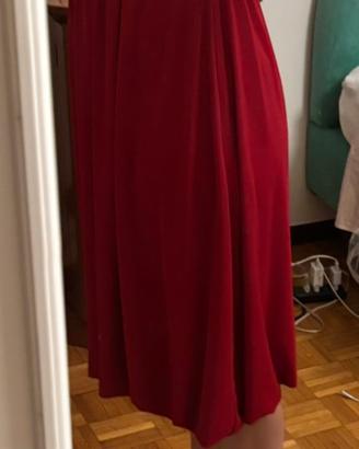 ❤️ Vestito rosso monospalla – Tg 44
