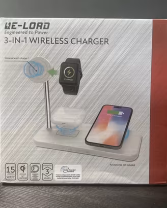 Ricarica wireless 3 in 1