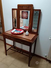 Pettiniera 1919 in mogano e marmo