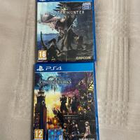 Kingdom hearts  III / Monster Hunter World PS4