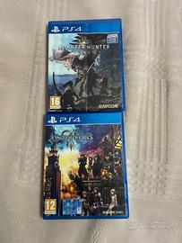 Kingdom hearts  III / Monster Hunter World PS4
