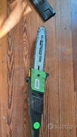 motosega e potatore elettrico 