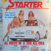 Starter rivista auto anni 80