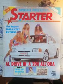 Starter rivista auto anni 80