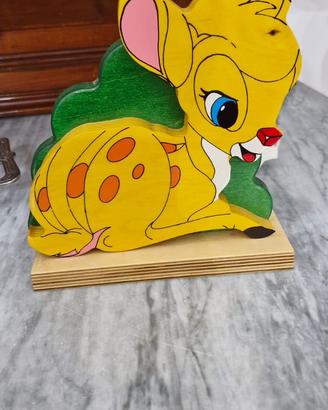Lampada in legno bambi