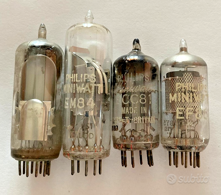 ECC81 - EF86 - EL95 - EM84 - EM81 RECUPERO - Strumenti Musicali In ...