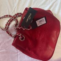 borsa CAMOMILLA MILANO rossa-NUOVA, con cartellino