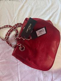 borsa CAMOMILLA MILANO rossa-NUOVA, con cartellino