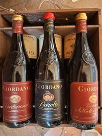 Cassa vini da collezione giordano ‘80