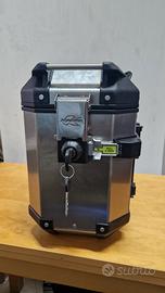valigia moto in alluminio laterale sx