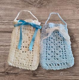 Sacchetti - Borsettine uncinetto e pizzo nuove 