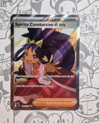 Carta Pokémon Spirito Combattivo di Iris - Full Ar