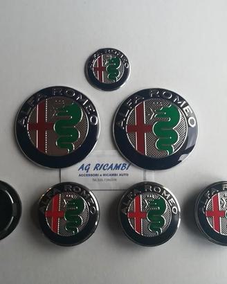 Set stemma e coprimozzo My 2016 Mito 147 Gt 156